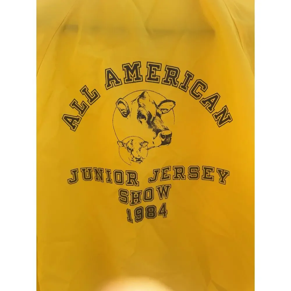 Vintage 1984 Champion Kids Youth Large All American Junior Jersey Show Jacket - Picture 2 of 14